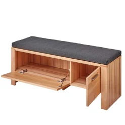 Dielenbank mit Schublade und Klappe - Viktorion^Wohnen Outlet