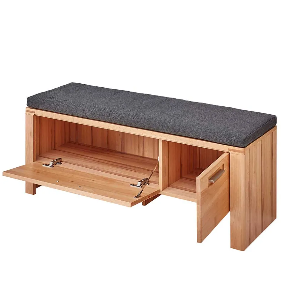 Dielenbank mit Schublade und Klappe - Viktorion^Wohnen Outlet