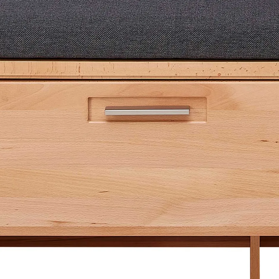 Dielenbank mit Schublade und Klappe - Viktorion^Wohnen Outlet