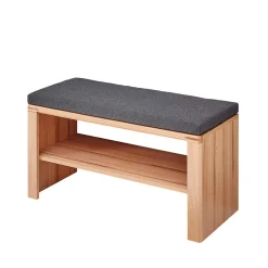 Dielenbank mit Schuhablage in Kernbuche - Viktorion^Wohnen New