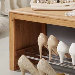 Wohnen Dielenbank Uvinessa aus Wildeiche Massivholz