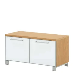 Dielenbank Wynoca mit Weißglas^Wohnen