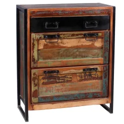 Dielenmöbel im Shabby Chic Set - Ensley (fünfteilig)^Wohnen Clearance