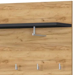 Wohnen Dielenmöbel Set in Dekor Wildeiche - Orsecca (vierteilig)