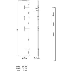 Dielenmöbel Set zweifarbig - Bien (dreiteilig)^Wohnen Clearance