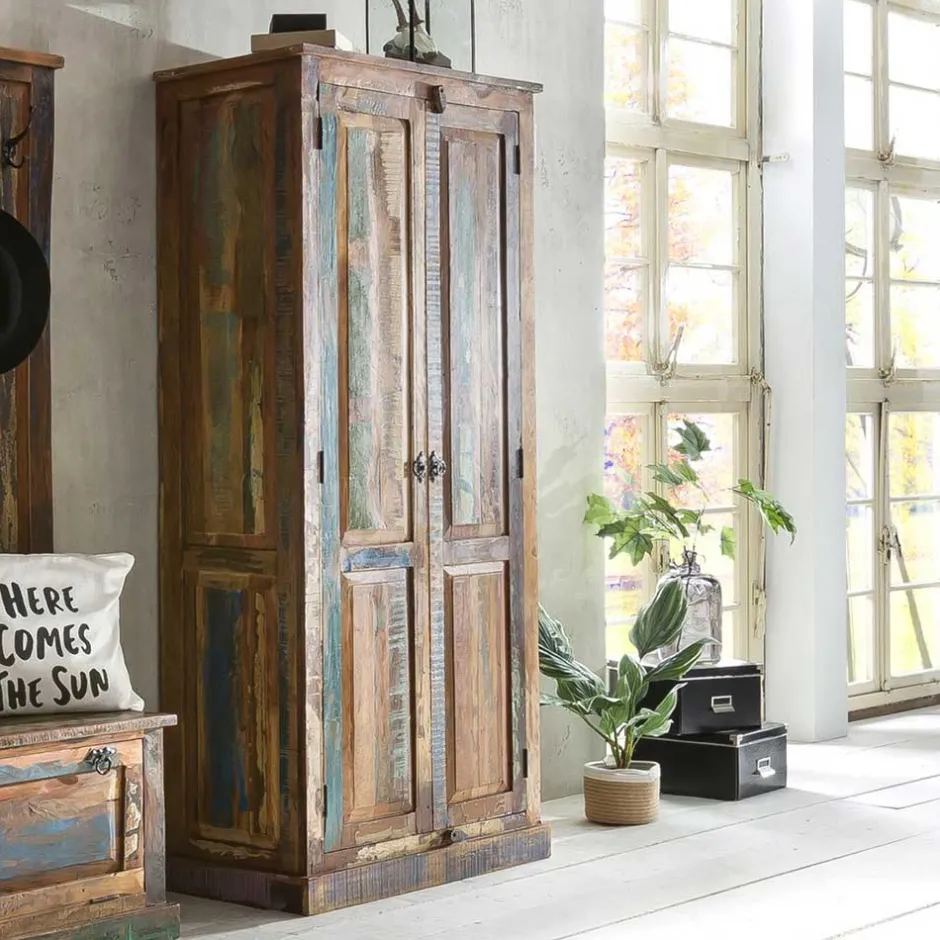 Wohnen Dielenschrank Jamaica im Shabby Chic Design