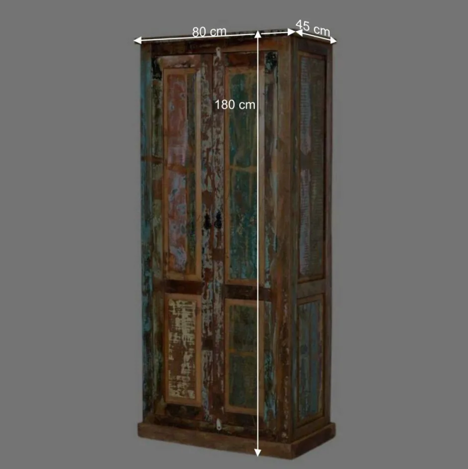 Wohnen Dielenschrank Jamaica im Shabby Chic Design