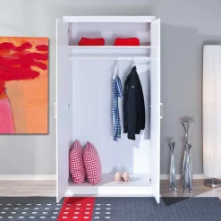 Wohnen Dielenschrank Nabrosia in Weiß