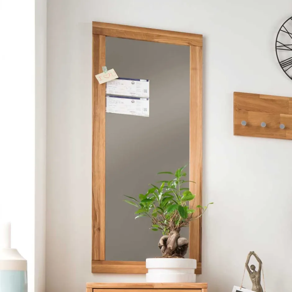 Wohnen Dielenspiegel Delvestra aus Wildeiche Massivholz