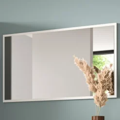 Wohnen Dielenspiegel in Weiß - Davos