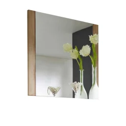 Wohnen Dielenspiegel Leyrina mit Holzrahmen