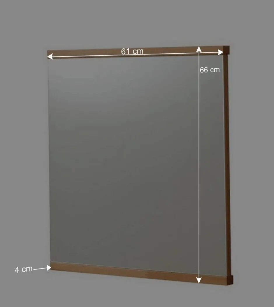 Wohnen Dielenspiegel Wislama aus Kernbuche Massivholz