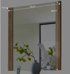 Wohnen Dielenspiegel Xesta in Sonoma Eiche