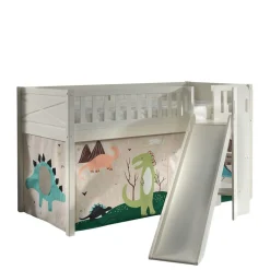 Kinder Wohnen Dino Hochbett mit schräger Rutsche - Champ