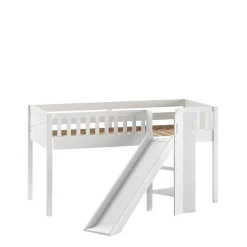 Kinder Wohnen Dino Hochbett mit schräger Rutsche - Champ