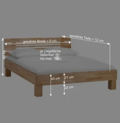 Wohnen Doppelbett Kombi Zeremonia mit zwei Nachtkommoden (dreiteilig)