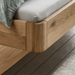 Doppelbett mit zwei Bettkästen aus Wildeiche - Zennian^Wohnen New