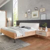 Wohnen Doppelbett Set mit Nachtkommoden - Krofun (dreiteilig)