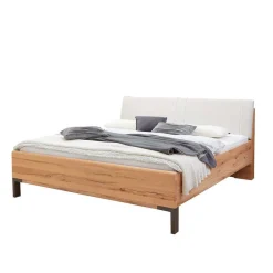 Wohnen Doppelbett Set mit Nachtkommoden - Krofun (dreiteilig)