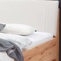Wohnen Doppelbett Set mit Nachtkommoden - Krofun (dreiteilig)
