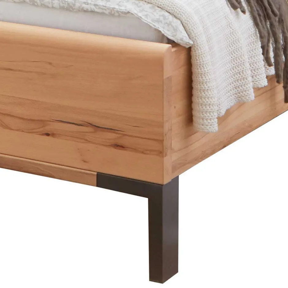 Wohnen Doppelbett Set mit Nachtkommoden - Krofun (dreiteilig)