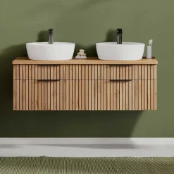 Doppelter Waschtisch mit vier Schubladen - Crystoga^Wohnen Best