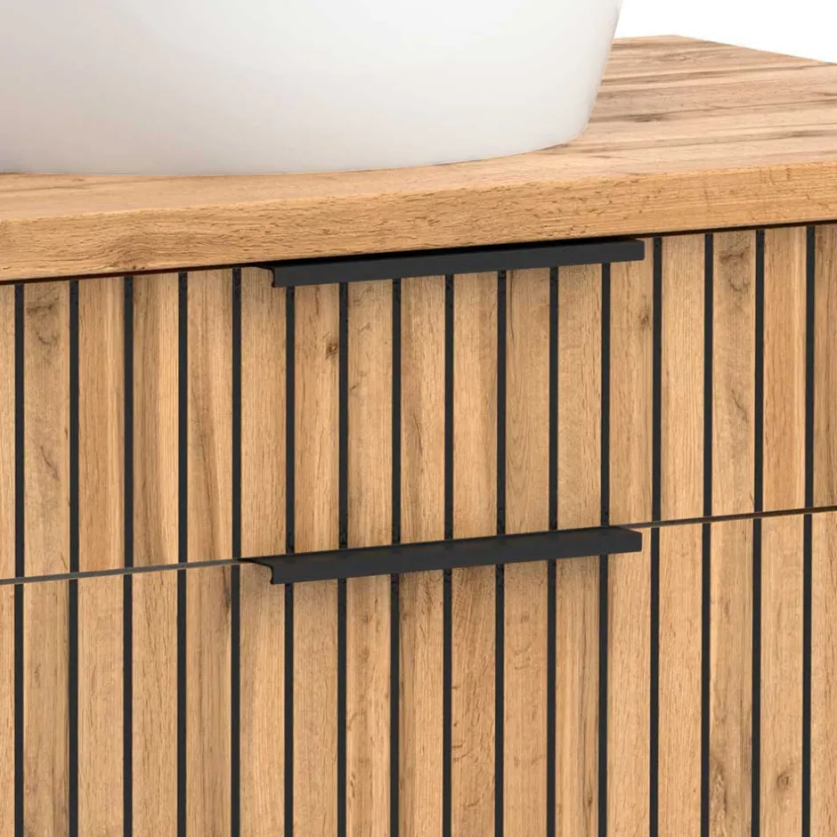 Doppelter Waschtisch mit vier Schubladen - Crystoga^Wohnen Best