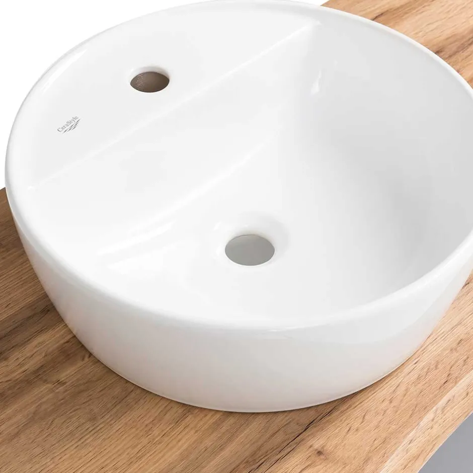 Wohnen Doppel-Waschtisch für die Wandmontage - Breznia