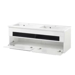 Wohnen Doppel-Waschtisch mit zwei Klappen - Ingmesan I