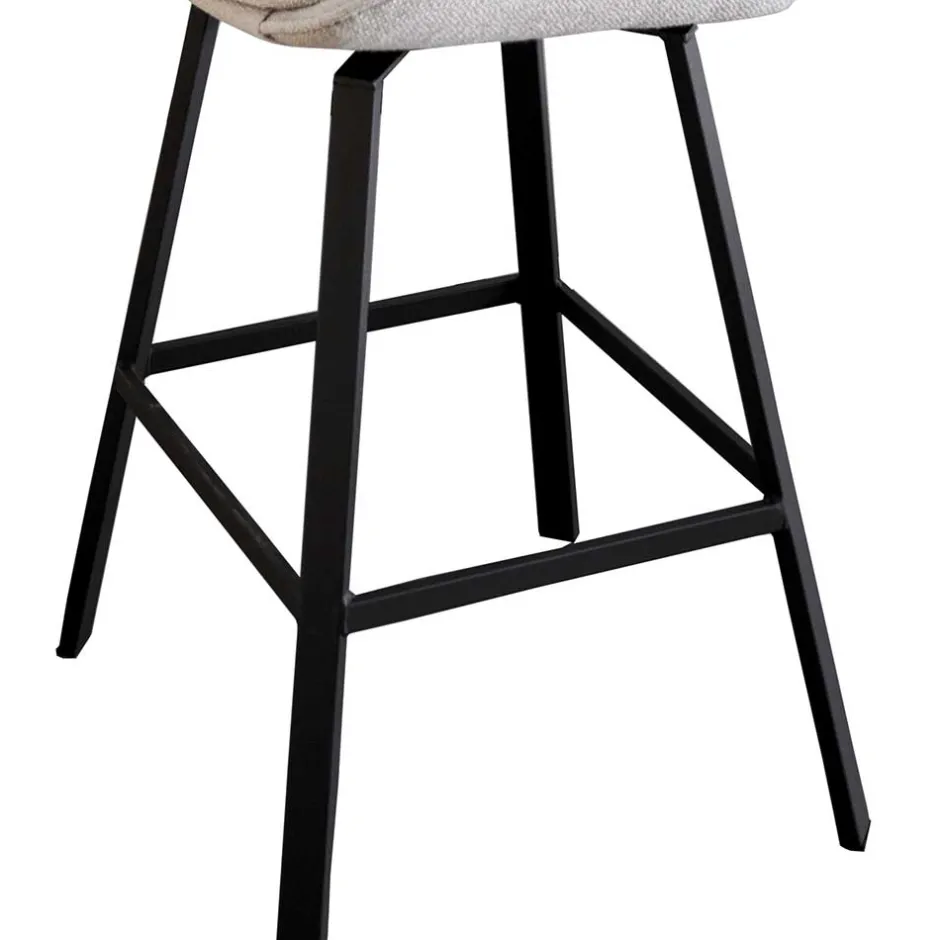 Wohnen Drehbare Barstühle in Beige - Taja (2er Set)