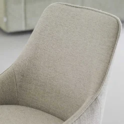 Wohnen Drehbare Barstühle in Beige - Taja (2er Set)