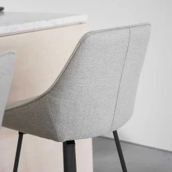 Wohnen Drehbare Barstühle in Beige - Taja (2er Set)