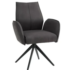 Wohnen Drehbare Polsterstühle mit Armlehnen - Aturin (2er Set)