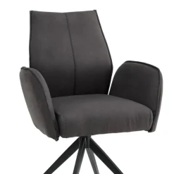 Wohnen Drehbare Polsterstühle mit Armlehnen - Aturin (2er Set)