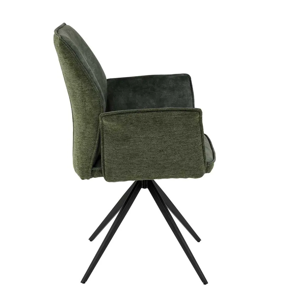 Drehbare Stühle mit Armlehnen - Vanencia (4er Set)^Wohnen Outlet