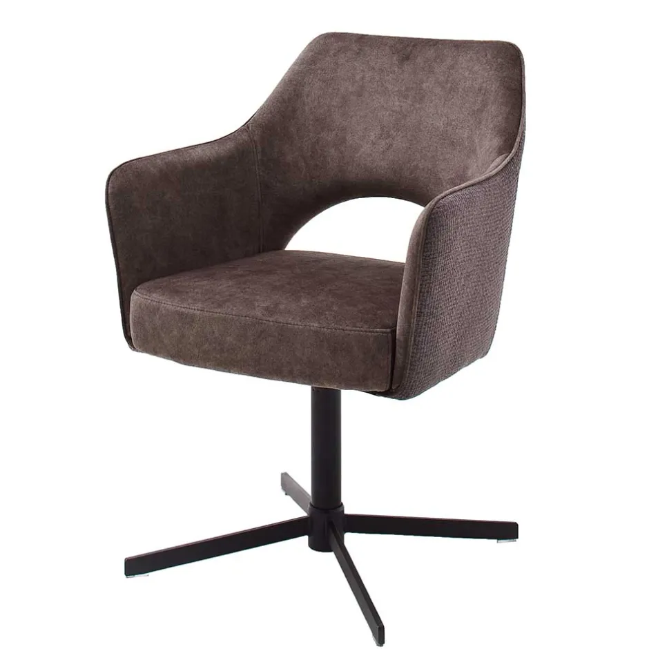 Drehbare Tischsessel in Hellbraun - Rovinja (2er Set)^Wohnen Hot