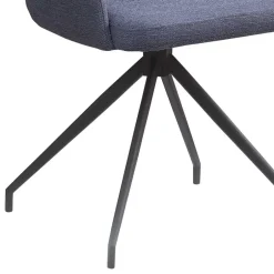 Wohnen Drehbarer Armlehnenstuhl in Dunkelgrau - Bowies