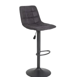 Drehbarer Barstuhl in Anthrazit - Janyna (2er Set)^Wohnen Clearance