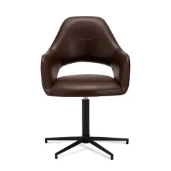 Wohnen Drehbarer Esstisch Stuhl mit Armlehnen - Viper (2er Set)