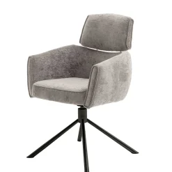 Drehbarer Esstischstuhl in Taupe - Linette (2er Set)^Wohnen Hot