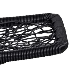 Wohnen Drehbarer Hocker mit Tellerfuß in Schwarz - Zavamanco