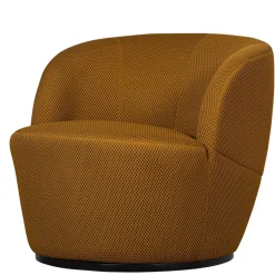 Wohnen Drehbarer Mesh-Sessel in Ocker - Londey