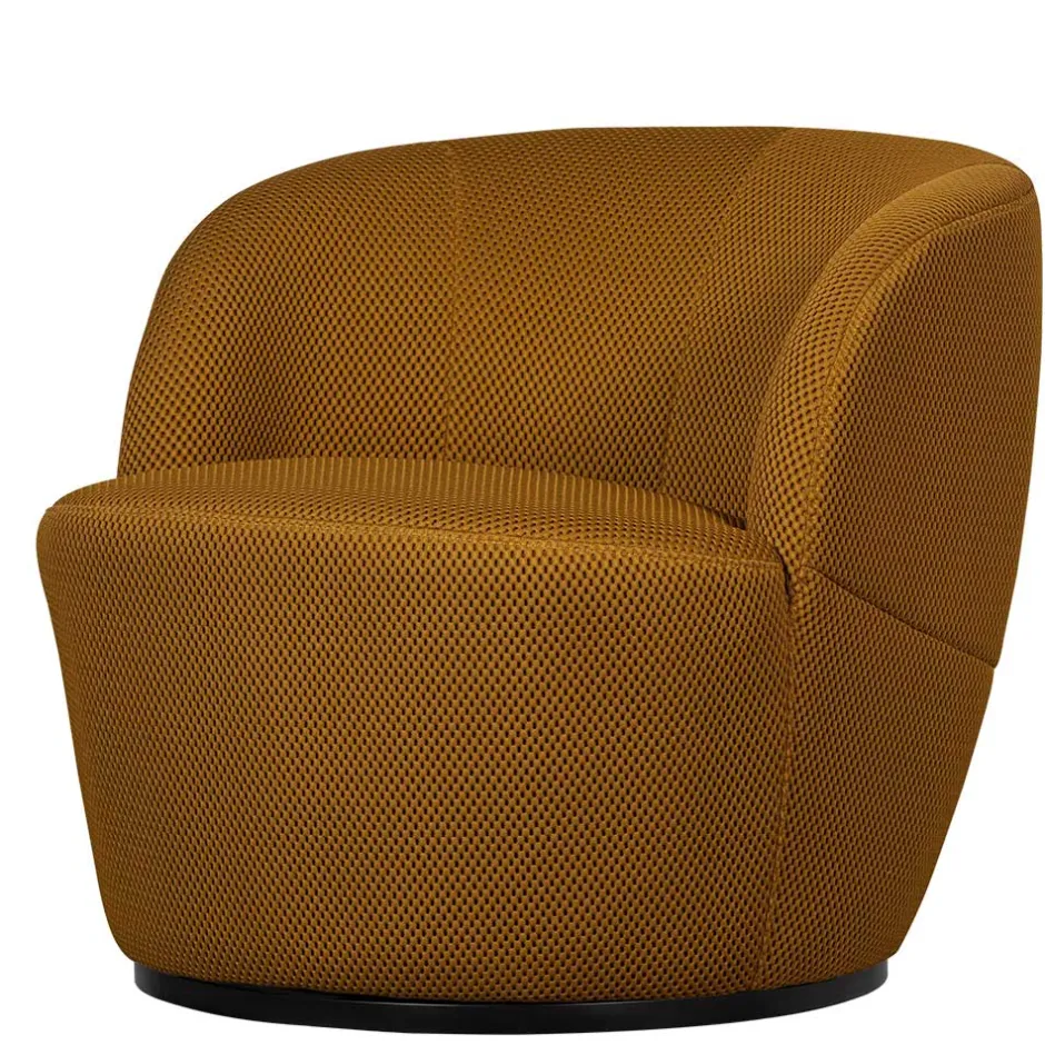 Wohnen Drehbarer Mesh-Sessel in Ocker - Londey