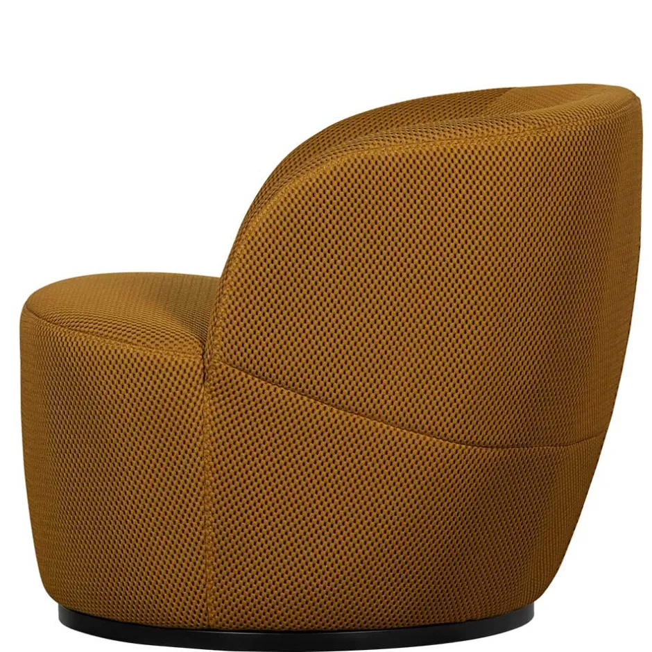 Wohnen Drehbarer Mesh-Sessel in Ocker - Londey