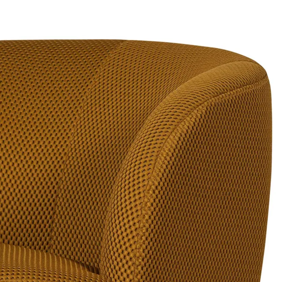 Wohnen Drehbarer Mesh-Sessel in Ocker - Londey