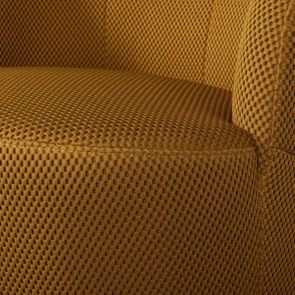 Wohnen Drehbarer Mesh-Sessel in Ocker - Londey