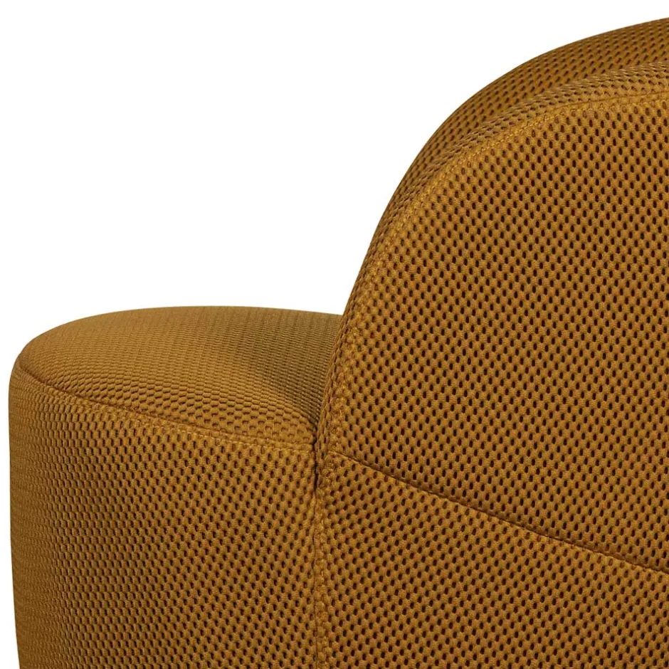 Wohnen Drehbarer Mesh-Sessel in Ocker - Londey