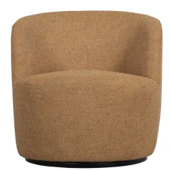 Drehbarer Polstersessel in Currygelb meliert - Waltma^Wohnen New