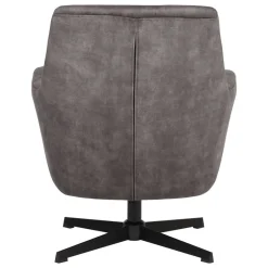 Wohnen Drehbarer Sessel in Anthrazit Veloursbezug - Sigatoka