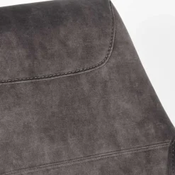 Wohnen Drehbarer Sessel in Anthrazit Veloursbezug - Sigatoka